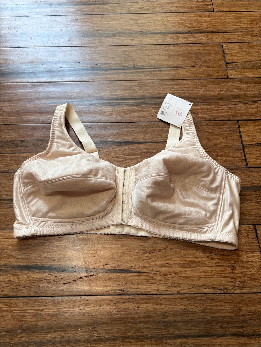 American Breast Care (ABC) Pink Mastectomy Bra 46DD NWT Beige Style 123